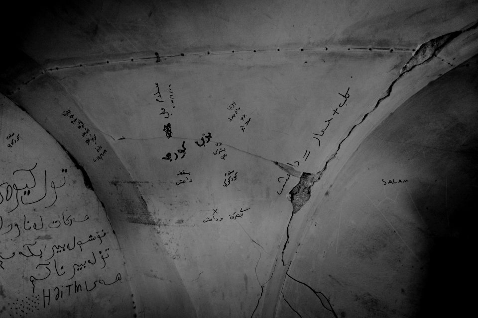 Graffiti left behind by forces in Shingal (Sinjar) after war with the Islamic State 17
