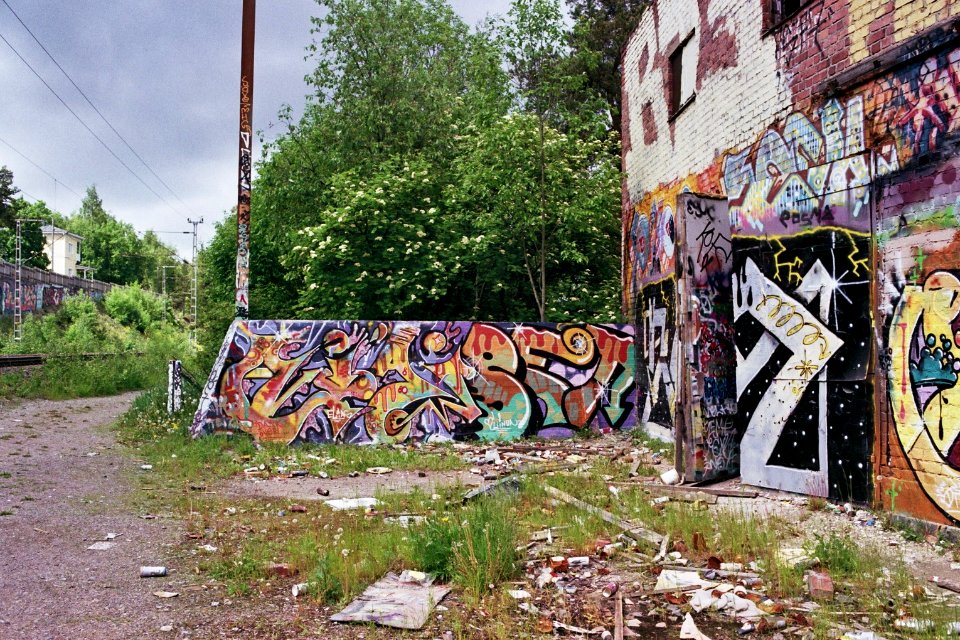 Graffiti at Kolkos, Tampere Jun2012 001