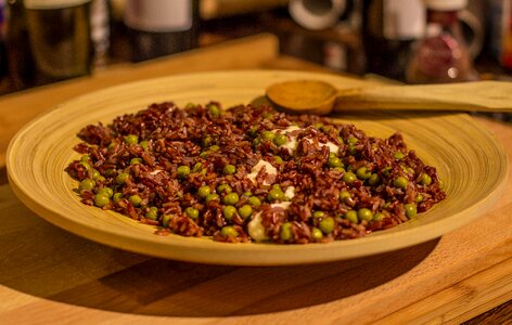 Brown rice red rice bamboo