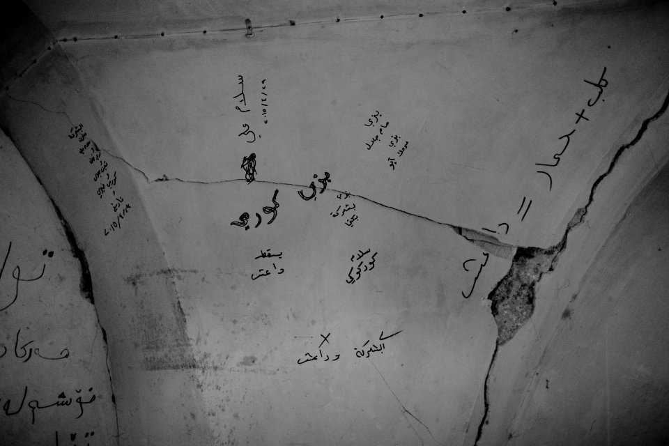 Graffiti left behind by forces in Shingal (Sinjar) after war with the Islamic State 19