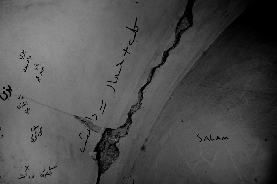 Graffiti left behind by forces in Shingal (Sinjar) after war with the Islamic State 18