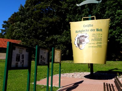 Größte Kuhglocke der Welt in Kleinschmalkalden