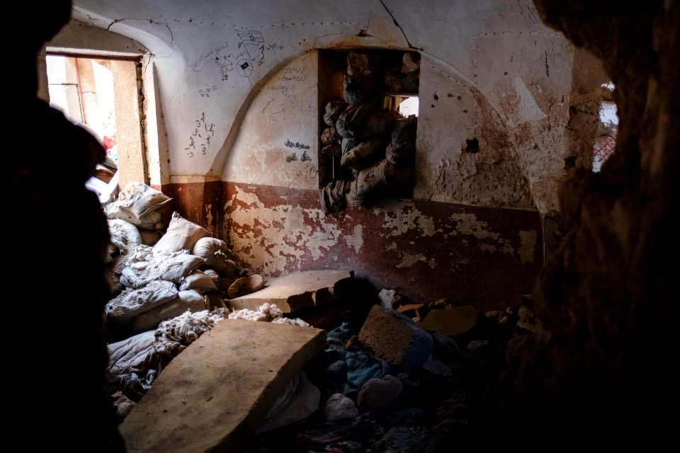 Graffiti left behind by forces in Shingal (Sinjar) after war with the Islamic State 22