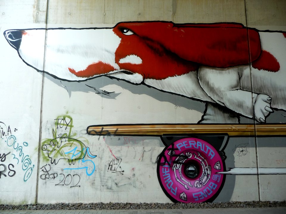 Graffiti on Nordbahntrasse in Wuppertal 06