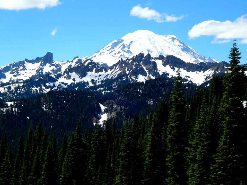 Governors Ridge seen from Highway 410 in Mount Rainier National Park