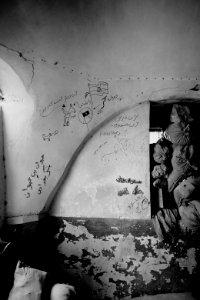 Graffiti left behind by forces in Shingal (Sinjar) after war with the Islamic State 06