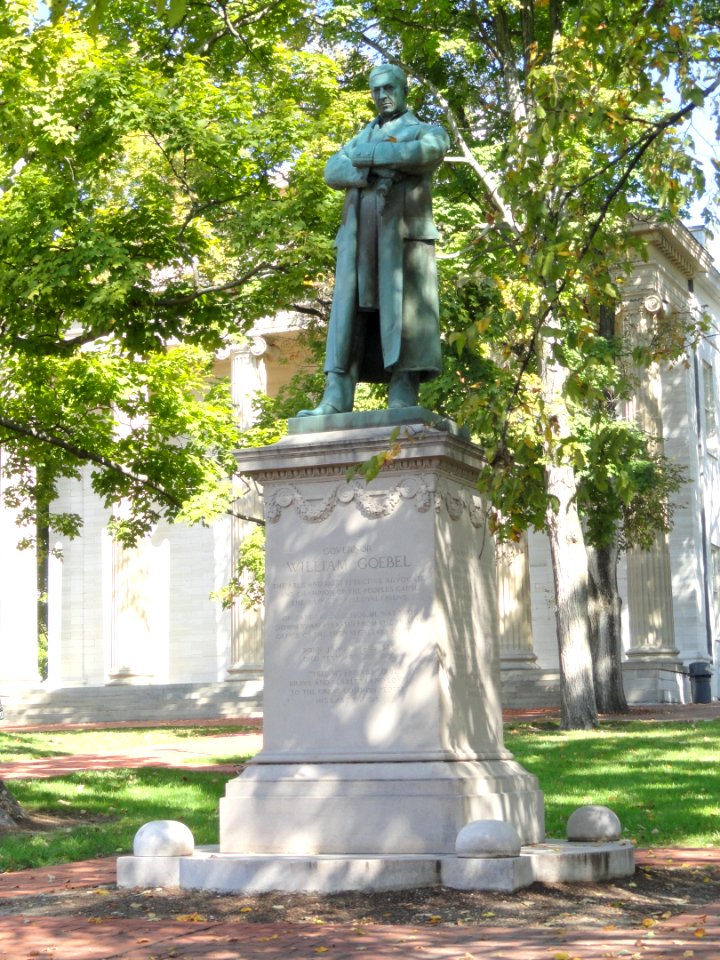 Governor William Goebel by Charles Henry Niehaus - Frankfort, Kentucky - DSC09272