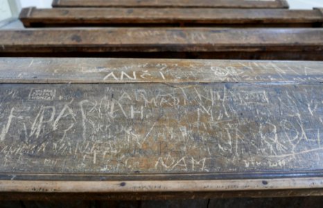 Graffiti in Chapel of Saint Andrew (Hukvaldy) 02
