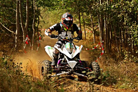 Atv motocross quad race