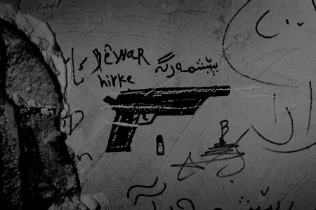 Graffiti left behind by forces in Shingal (Sinjar) after war with the Islamic State 29