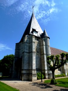 Goupillières (Eure, Fr) église Notre-Dame, la tour