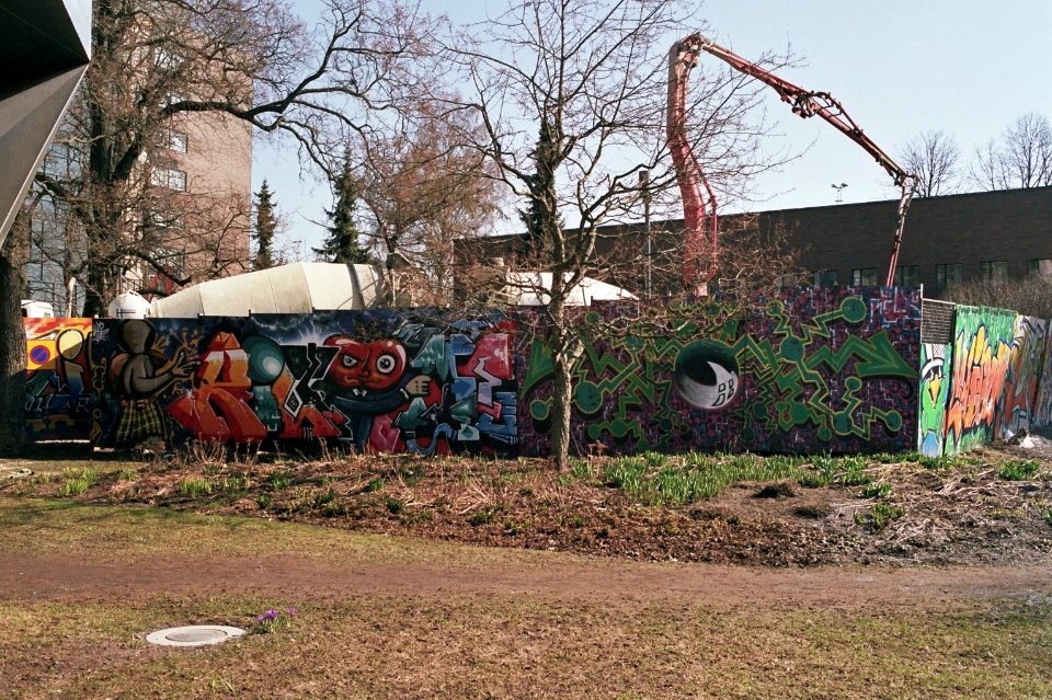 Graffiti wall in central Tampere Apr2012 001