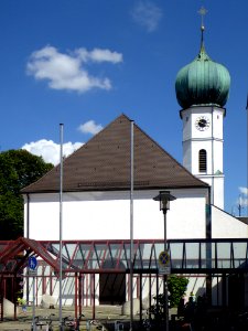 Gröbenzell, Johann-Baptist-Kirche von Westen, 3