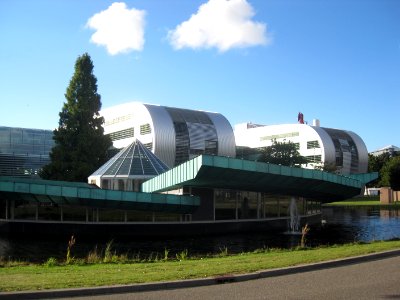 Goudsmitpavillion and Huygensbuilding, Radboud University Nijmegen, the Netherlands