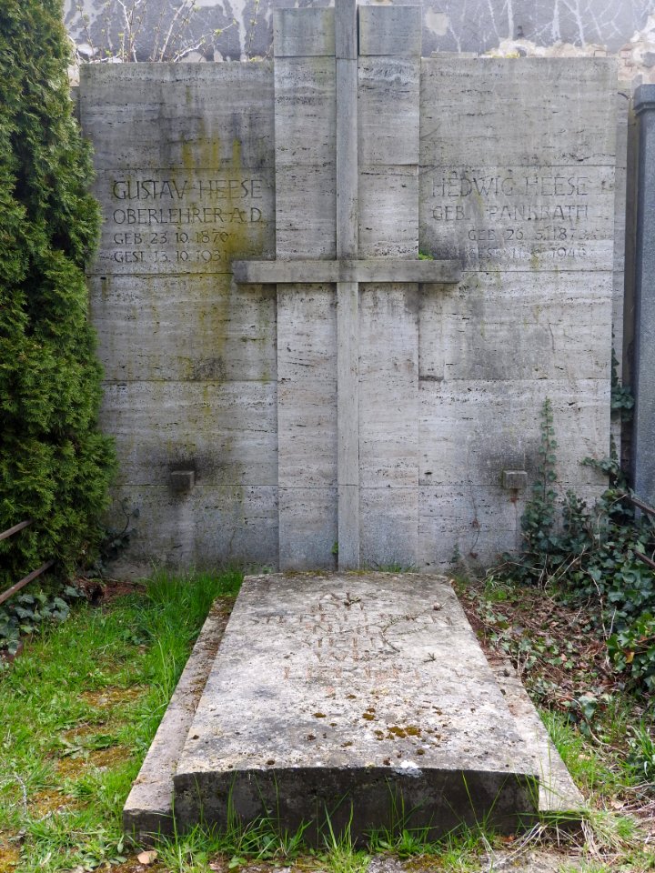 Grab Heese Südfriedhof Gera