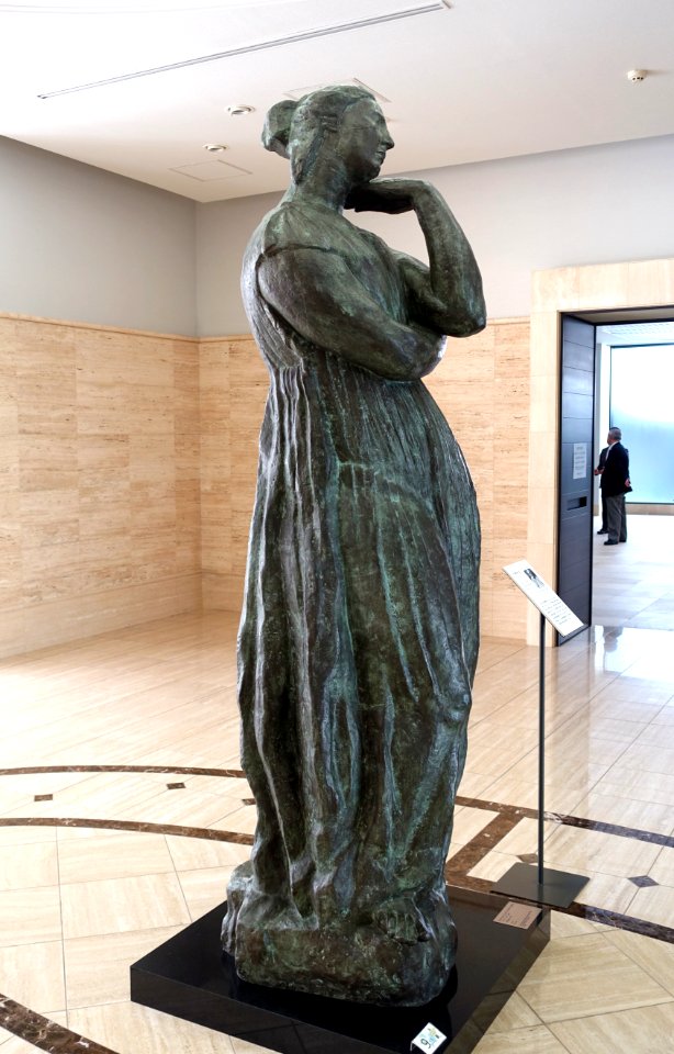 Grande Penelope by Emile Antoine Bourdelle, 1912, bronze, view 2 - Matsuoka Museum of Art - Tokyo, Japan - DSC06972