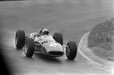 Grand Prix Zandvoort , training, Lorenzo Bandini met Ferrari, Bestanddeelnr 919-3822