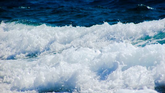 Sea splash nature photo