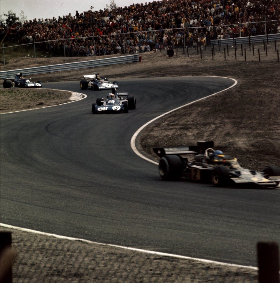 Grand Prix van Nederland op circuit Zandvoort Peterson leidt, gevolgd door Stew, Bestanddeelnr 254-9434