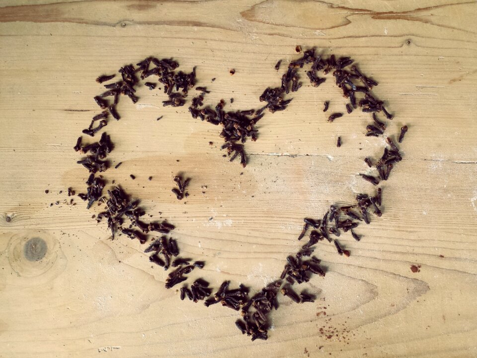 Valentine's day cloves spices