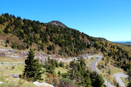 Grandfather Mountain hairpins, Oct 2016 1