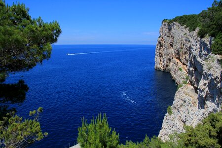 Kornati islands national park blue photo