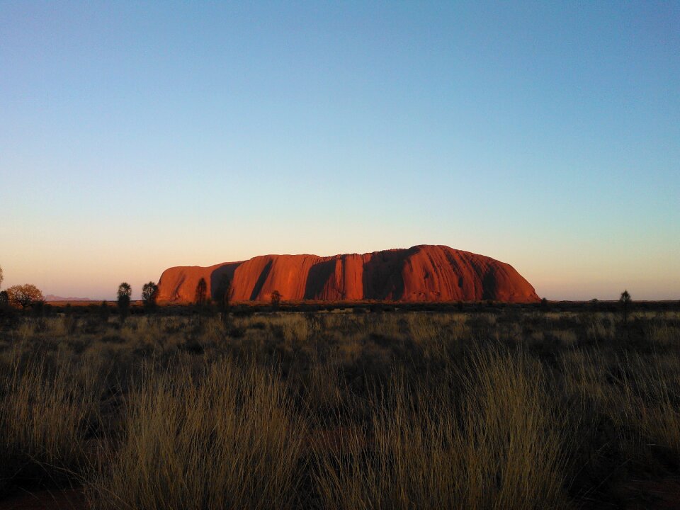 Uluru ayers rock sunrise