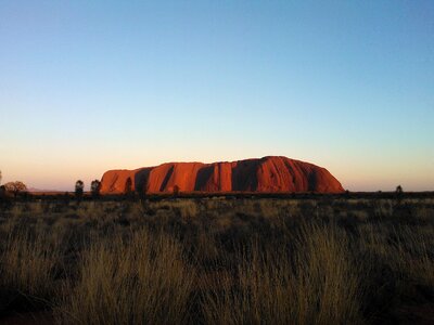 Uluru ayers rock sunrise photo