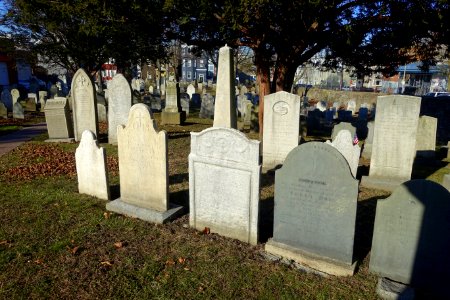 Grave markers - Saint Augustine Chapel and Cemetery - South Boston, Massachusetts - DSC08901