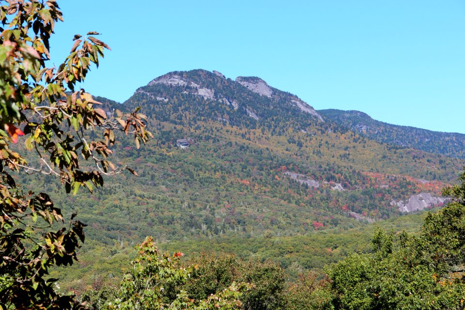 Grandfather Mountain from Grandfather Overlook, Oct 2016