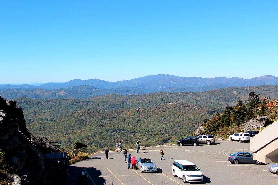Grandfather Mountain looking west, Oct 2016
