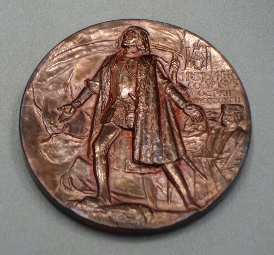 Grand Prize award to the Rookwood Pottery Company, World's Columbian Exposition, 1893, Chicago, bronze - Cincinnati Art Museum - DSC03103