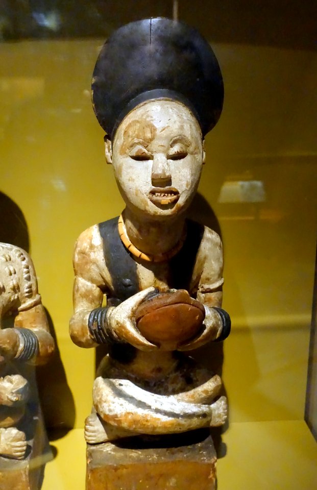 Grave marker, male, Kongo people, Boma, Congo, late 1800s, wood, natural pigment - National Museum of Natural History, United States - DSC00453