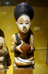 Grave marker, male, Kongo people, Boma, Congo, late 1800s, wood, natural pigment - National Museum of Natural History, United States - DSC00453