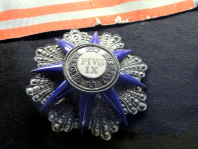 Grand Cross of the Order of Pius IX (Vatican) - Memorial JK - Brasilia - DSC00415