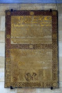 Grave monument - Stadtkirche St. Dionys - Esslingen am Neckar, Germany - DSC04093
