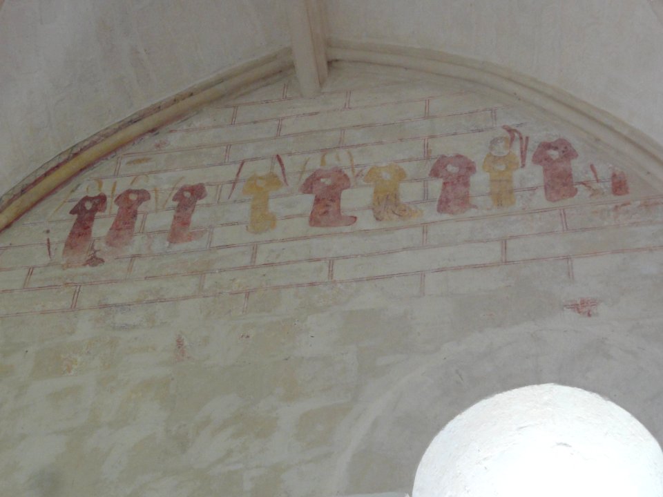 Grandjean (Charente-Maritime) église, peintures murales
