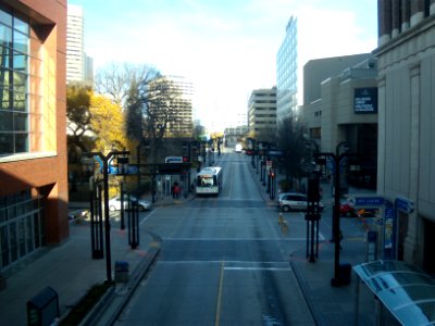 Graham Avenue Transit Mall in Winnipeg, Manitoba