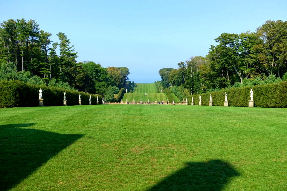 Grand Allée from the Great House - Castle Hill on the Crane Estate - Ipswich, Massachusetts - DSC06207