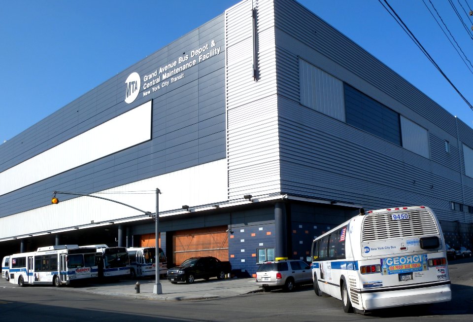 Grand Av bus depot SE corner jeh