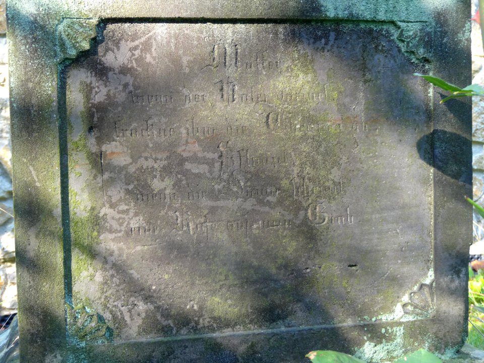 Grabstein Sophienhof (Harztor) 2