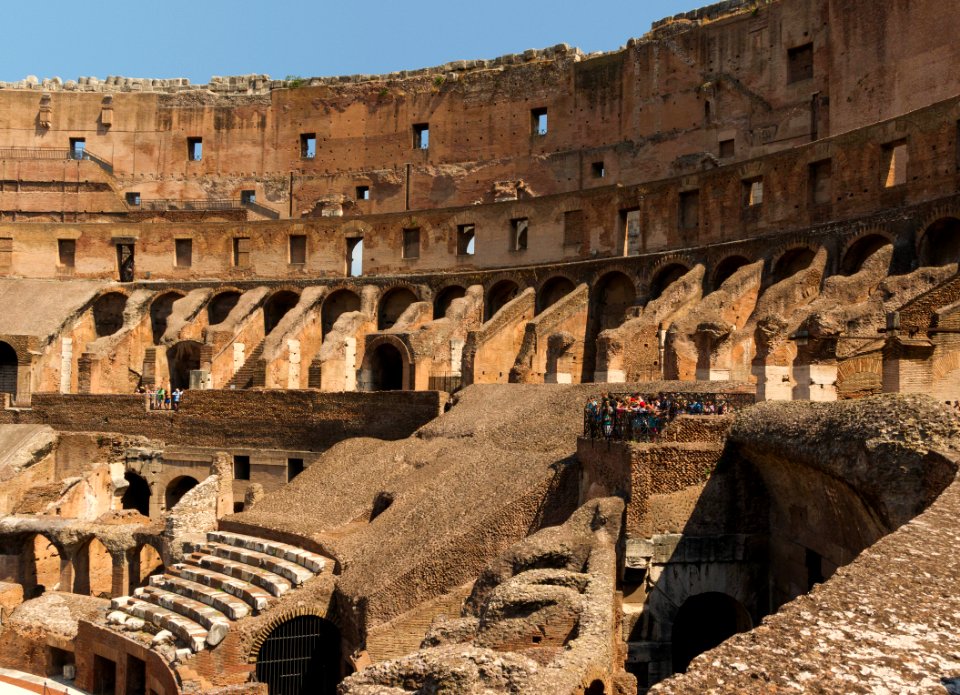 Gradins Colisée Rome Italie