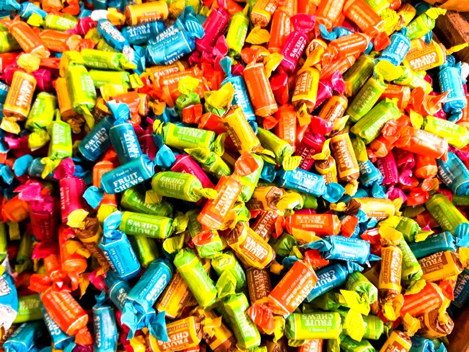 Colorful eat sugared
