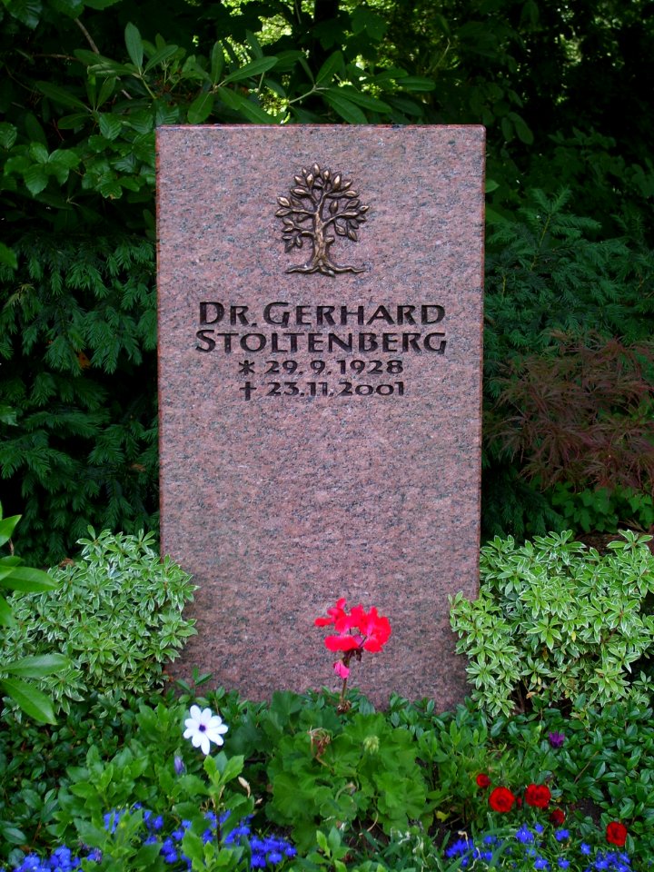 Grabstein Gerdhard Stoltenberg