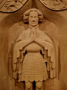Grabplatte Laasphe Kirche Graf Johann von Sayn-Wittgenstein Detail 2018