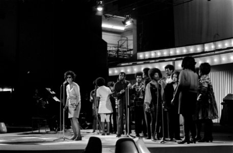 Grand Gala du Disque in RAI Amsterdam. Repetities. Edwin Hawkins Singers, Bestanddeelnr 923-2984