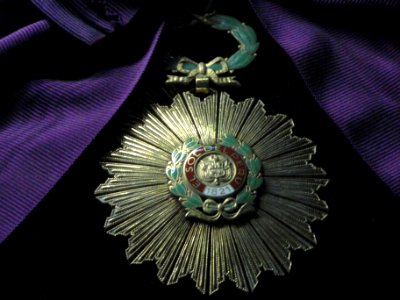 Grand Cross with Diamonds of the Order of the Sun of Peru - Memorial JK - Brasilia - DSC00445
