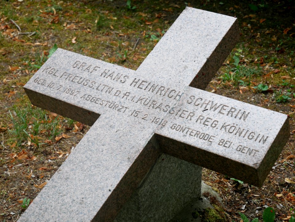 Grabstein Hans Heinrich Schwerin Detail