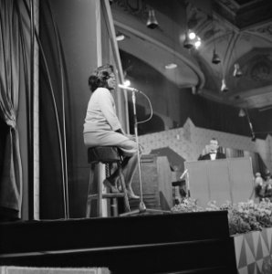 Grand Gala du Disque populier in Kurhaus te Scheveningen Sarah Vaughan, Bestanddeelnr 915-6274