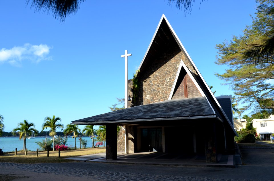 Grand Baie, catholic church, (1)